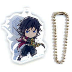 Demon Slayer: Kimetsu no Yaiba Giyu Tomiokau Ichiban Kuji Upper Rank 3 Kyunchara Acrylic Charm Prize G Charm [USED]