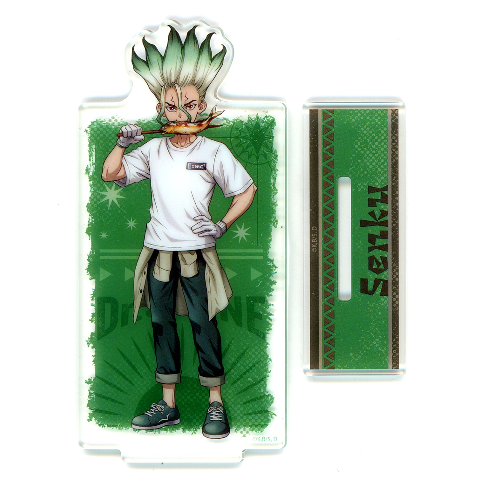 Senku Ishigami Acrylic Stand Petit Kuji Dr. Stone BBQ Prize A [USED]