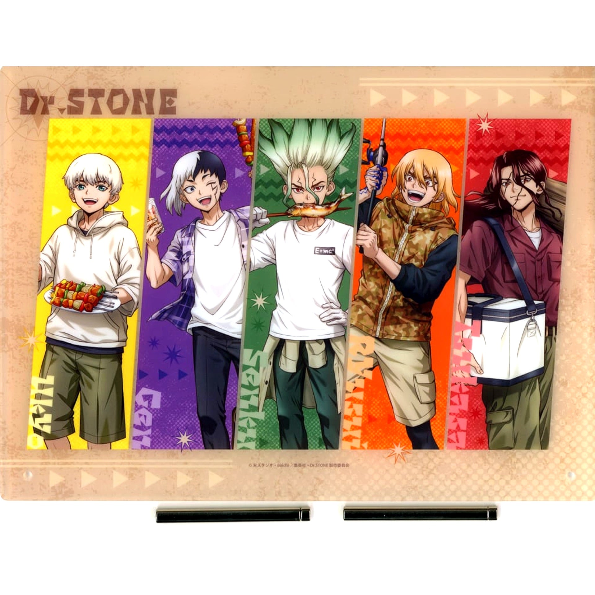 Group Dr. STONE Puchi Kuji Barbecue Acrylic Board Last Prize [USED]
