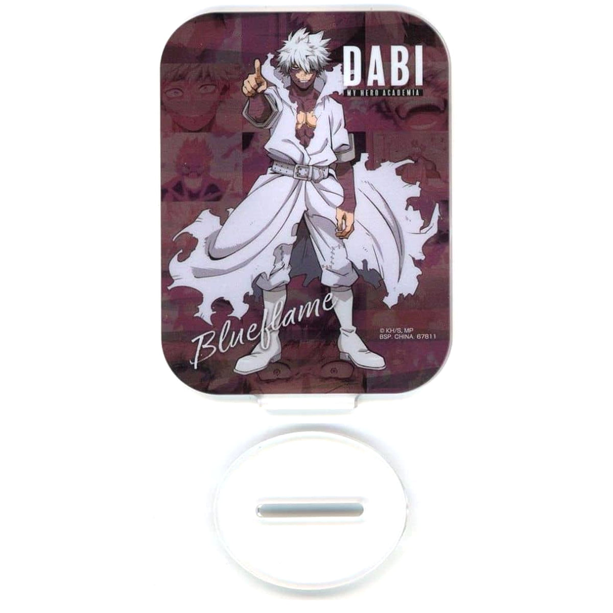 My Hero Academia Dabi Acrylic Stand Ichiban Kuji My Hero Academia Conflicting Feelings Prize G Acrylic Stands [USED]