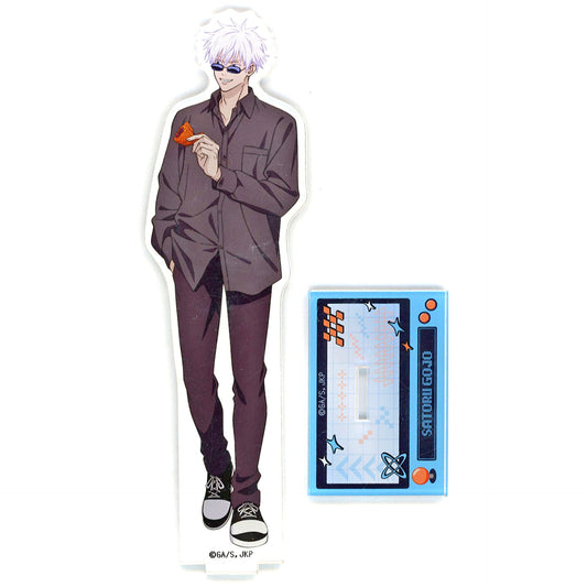Satoru Gojo Newly Drawn Acrylic Stand Jujutsu Kaisen x GiGO POP UP SHOP [USED]