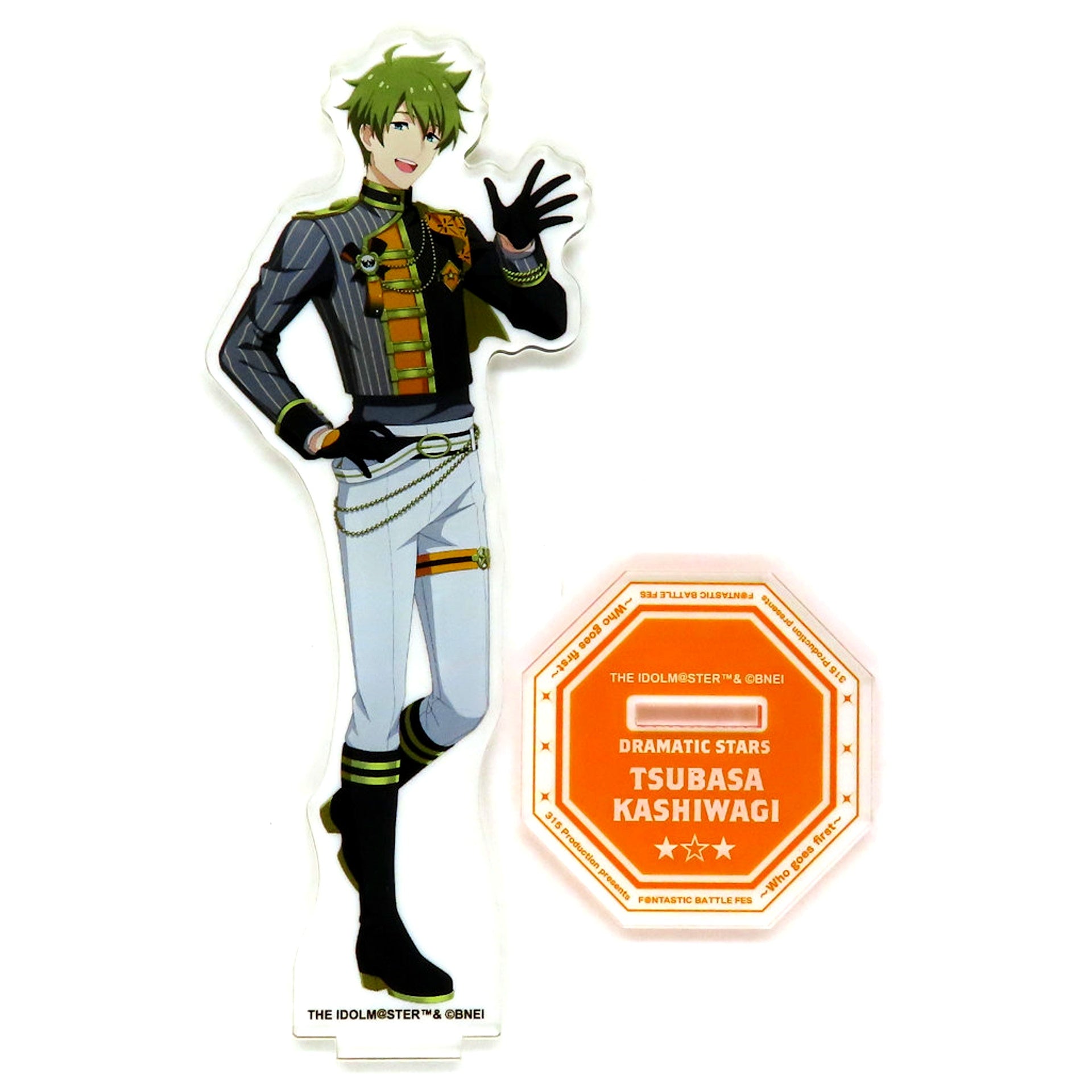 Tsubasa Kashiwagi Idolmaster SideM Official Acrylic Stand 315 Production presents FANTASTIC BATTLE FES Who goes first [USED]