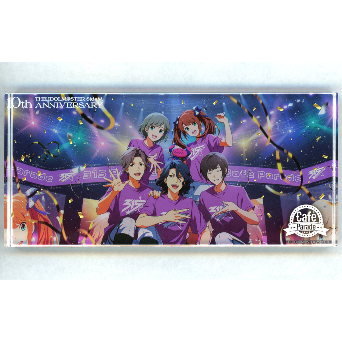Cafe Parade Commemorative Official Acrylic Item THE IDOLM@STER SideM 10th ANNIVERSARY ST@GE [USED]