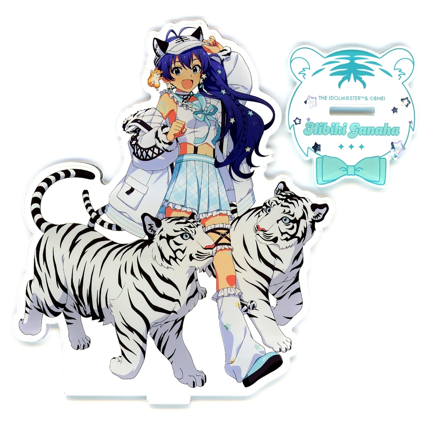 Hibiki Ganaha Idolmaster Million Live Tobu Zoo ANIMAL PARADISE in Tobu Zoo Illustration Acrylic Stand [USED]