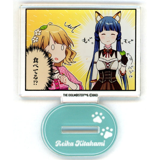 Reika Kitakami Idolmaster Million Live! x Tobu Zoo Anim@l Paradise! Ears and Tail Series Trading 4-Koma Acrylic Stand Angel [USED]