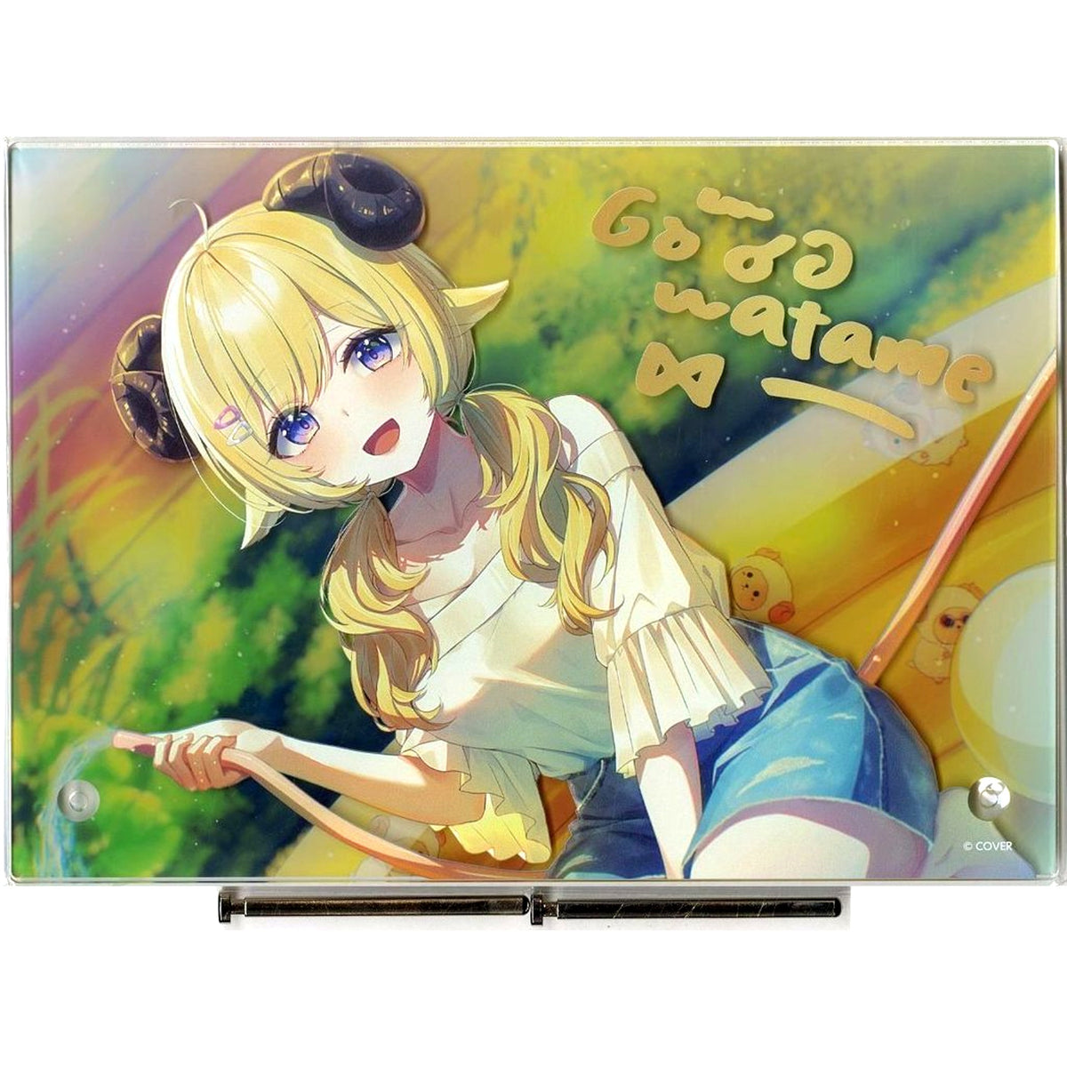 Tsunomaki Watame Acrylic Stand Panel Virtual YouTuber Hololive x Lawson [USED]