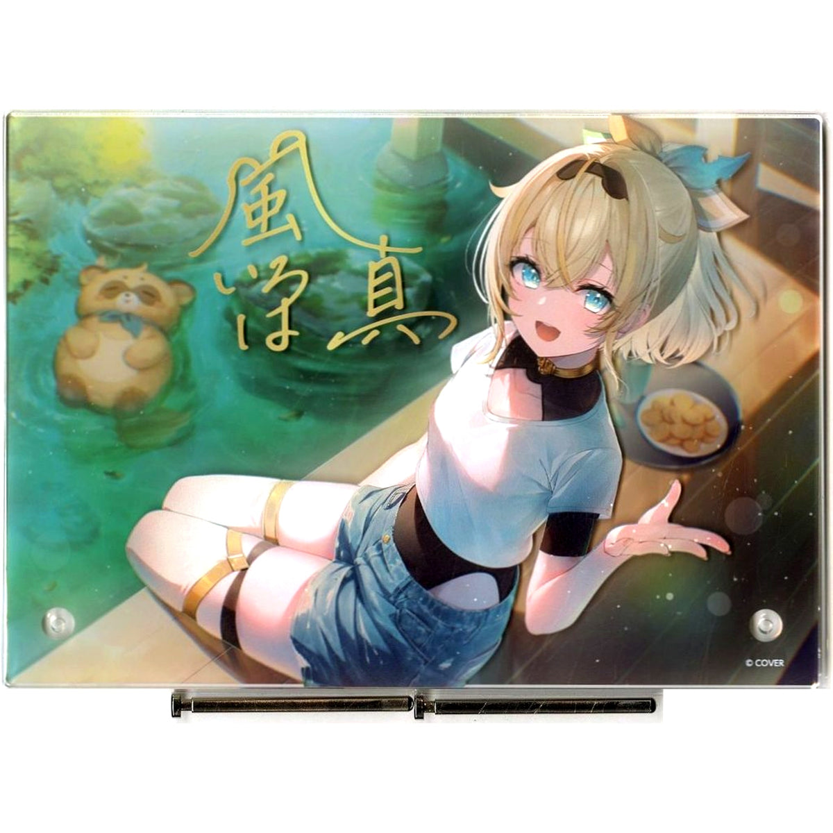 Kazama Iroha Acrylic Stand Panel Virtual YouTuber Hololive x Lawson [USED]