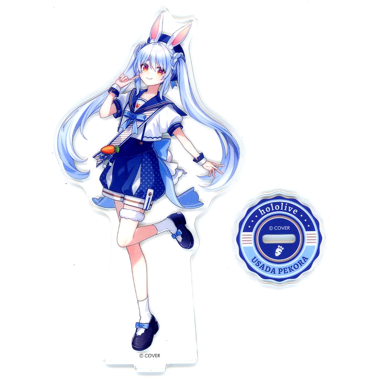 Usada Pekora Marine Idol Outfit Virtual YouTuber Hololive x Lawson Acrylic Stand [USED]
