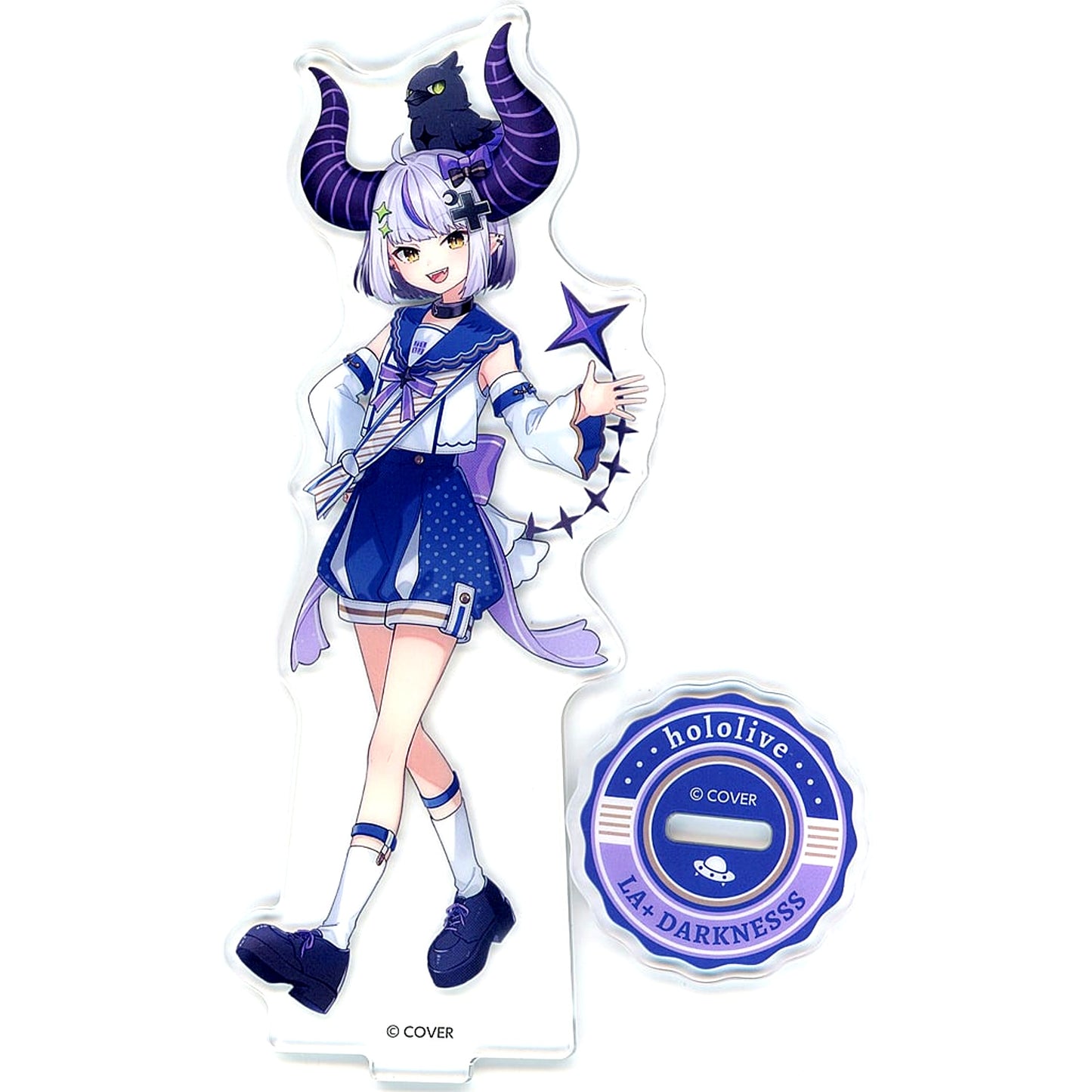 La+ Darknesss Marine Idol Outfit Acrylic Stand Virtual YouTuber Hololive x Lawson [USED]