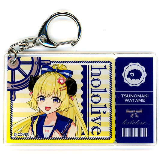 Tsunomaki Watame Virtual YouTuber Hololive Acrylic Keychain Lawson [USED]