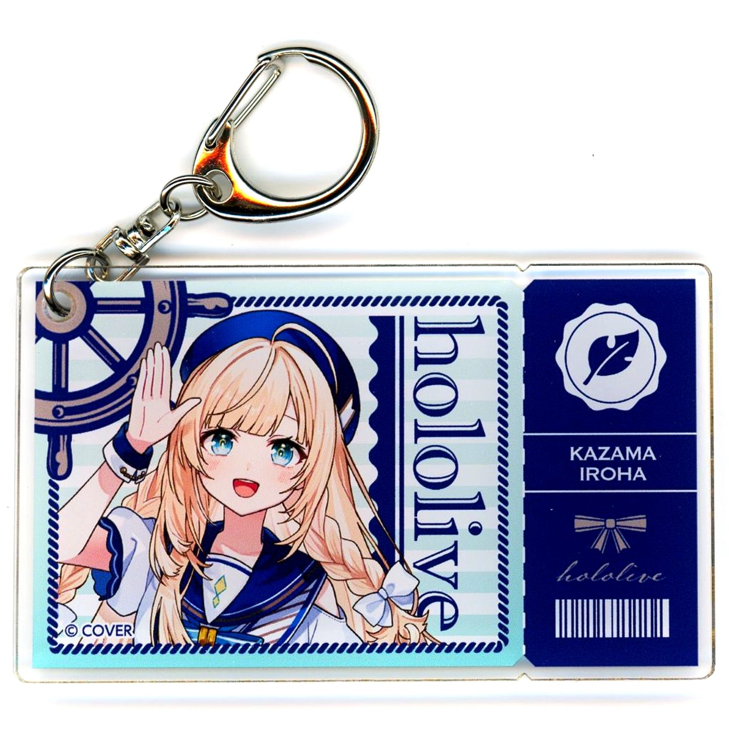 Kazama Iroha Virtual YouTuber Hololive Acrylic Keychain Lawson [USED]