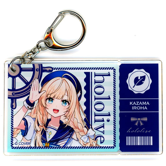 Kazama Iroha Virtual YouTuber Hololive Acrylic Keychain Lawson [USED]