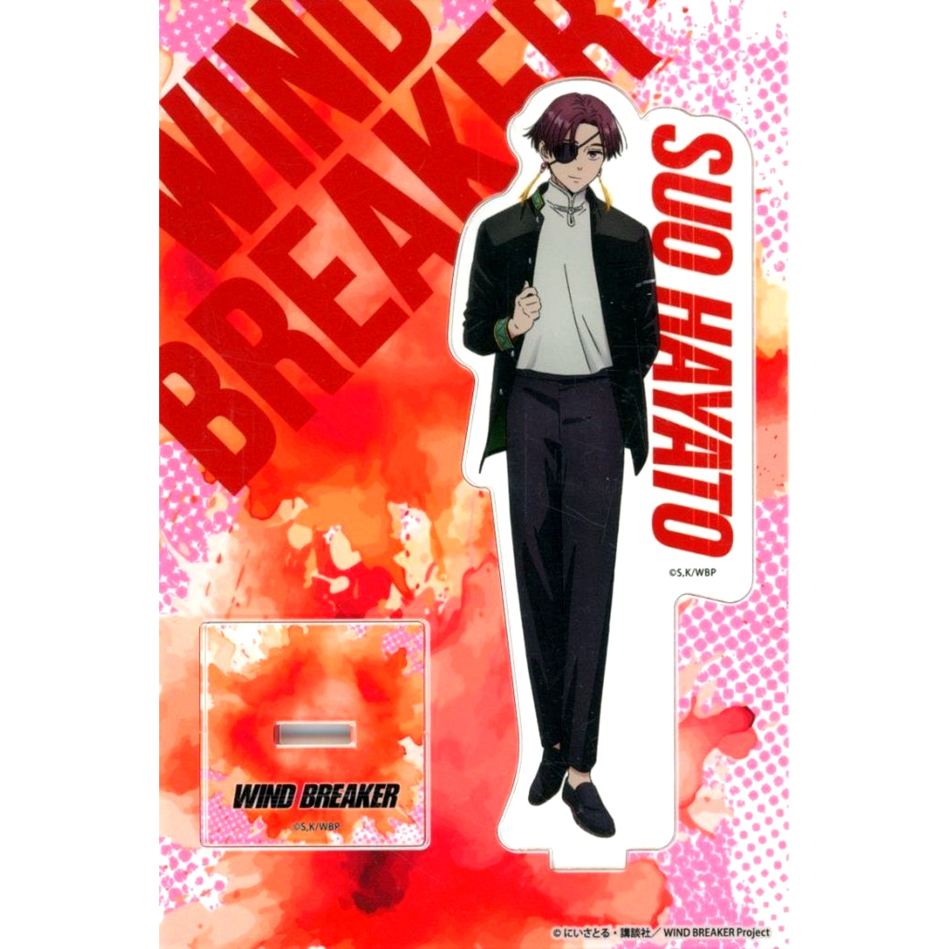 Hayato Suo WIND BREAKER Season 2 Acrylic Figure CloverWorks POP UP SHOP [USED]
