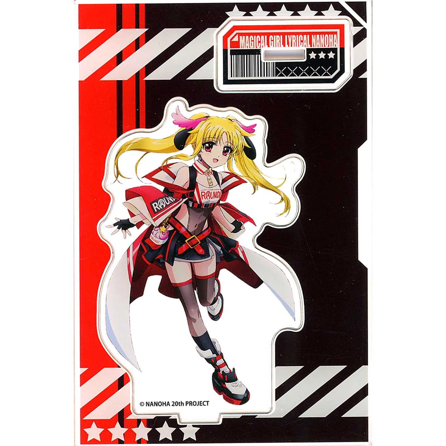 Fate Testarossa Acrylic Stand Magical Girl Lyrical Nanoha Series Round One Limited [USED]