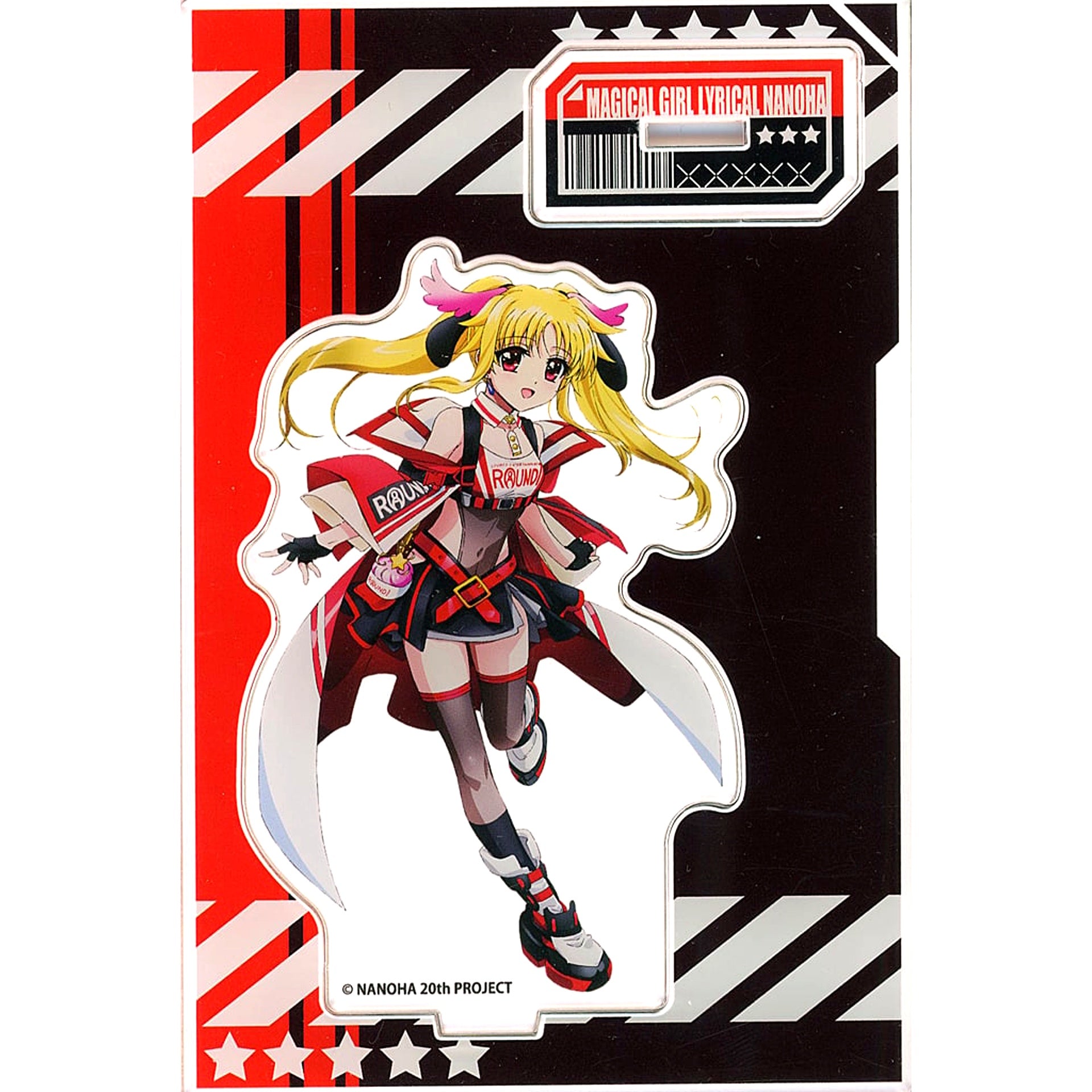 Fate Testarossa Acrylic Stand Magical Girl Lyrical Nanoha Series Round One Limited [USED]
