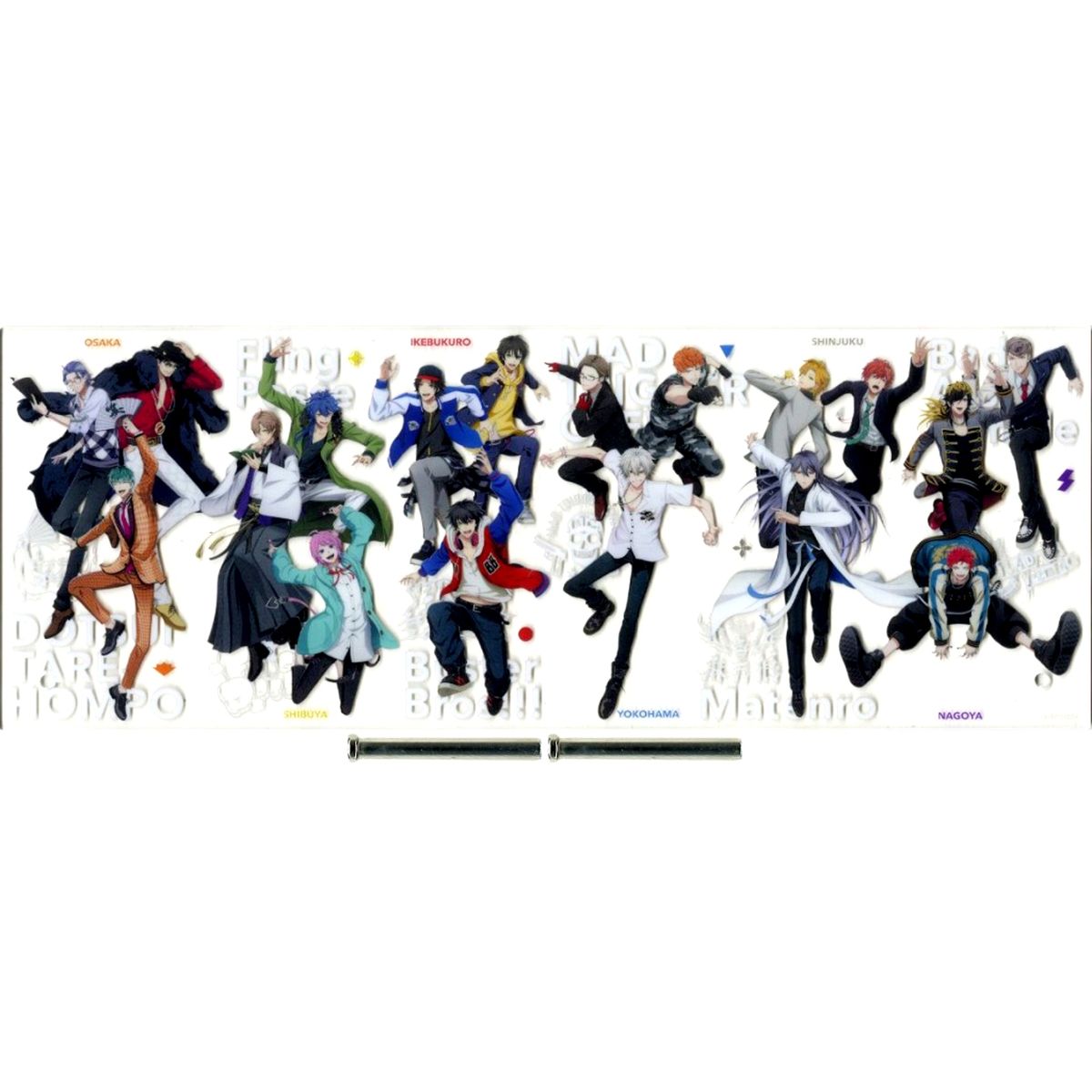 Hypnosis Mic: Division Rap Battle Group Long Acrylic Panel Only from MIC AS ONE HYPSTER Limited Edition CD Bundle Bonus [USED]