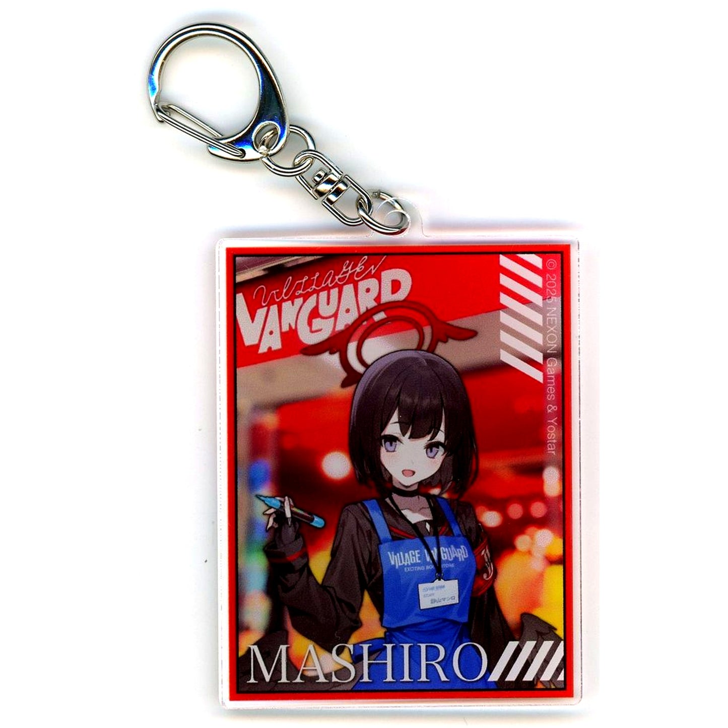 Mashiro Shizuyama Blue Archive Trading Acrylic Keychain Village Vanguard [USED]