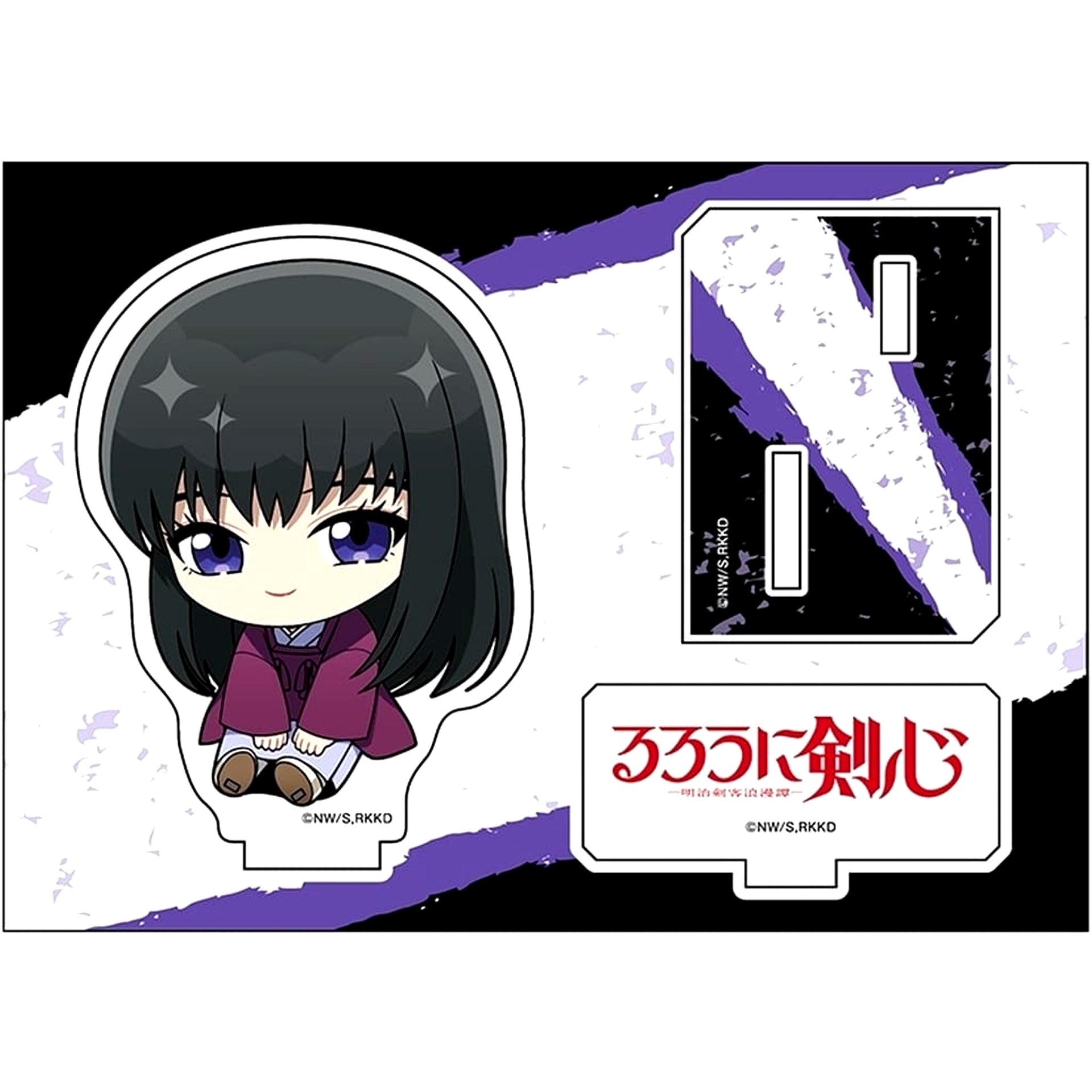 Megumi Takani Rurouni Kenshin: Meiji Swordsman Romantic Story Kyoto Disturbance Petanko Acrylic Figure [USED]