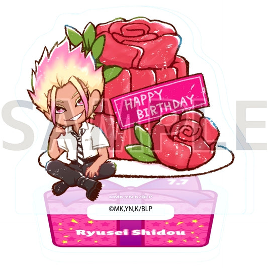 Ryusei Shido 17. Birthday Ver. GraffArt Illustration Acrylic Petit Stand Blue Lock [USED]