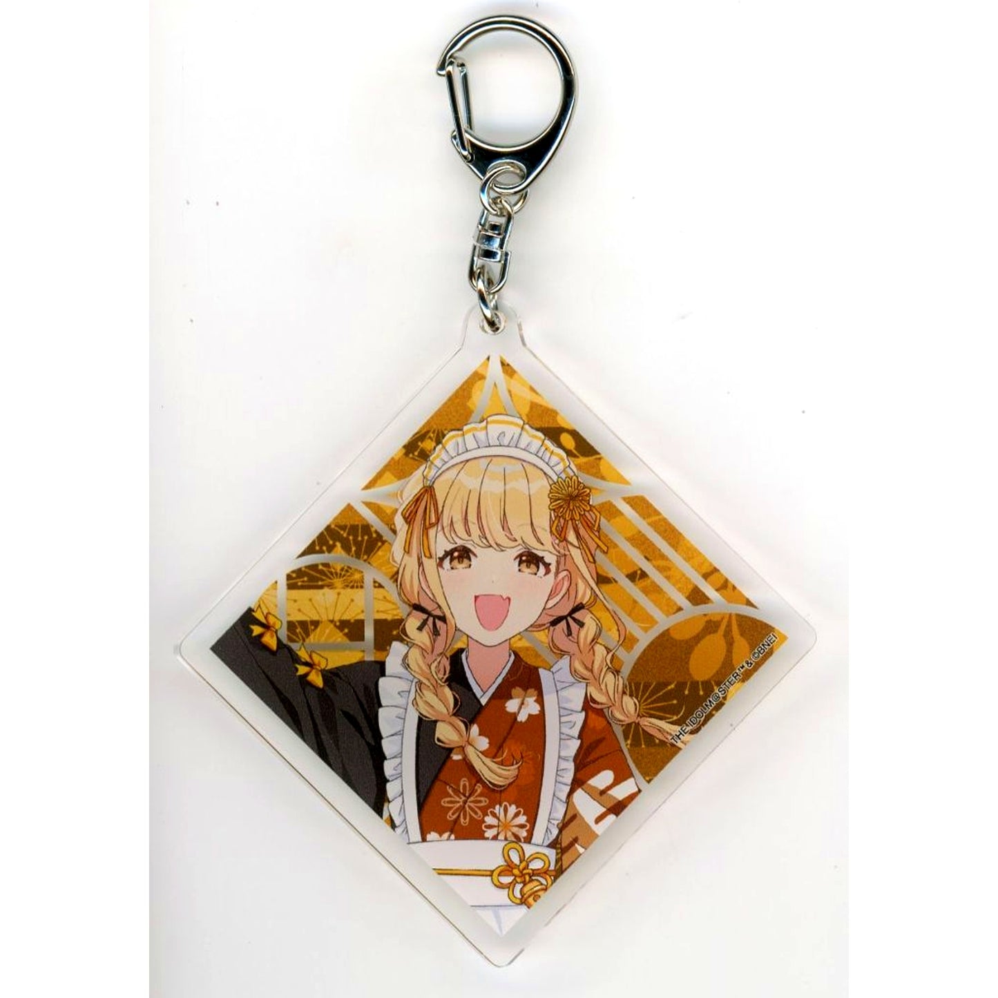 Kotone Fujita Gakuen Idolmaster Acrylic Keychain 05 Kimono Maid Ver. Drawn Illustration Nippon Gourmet Kaido [USED]