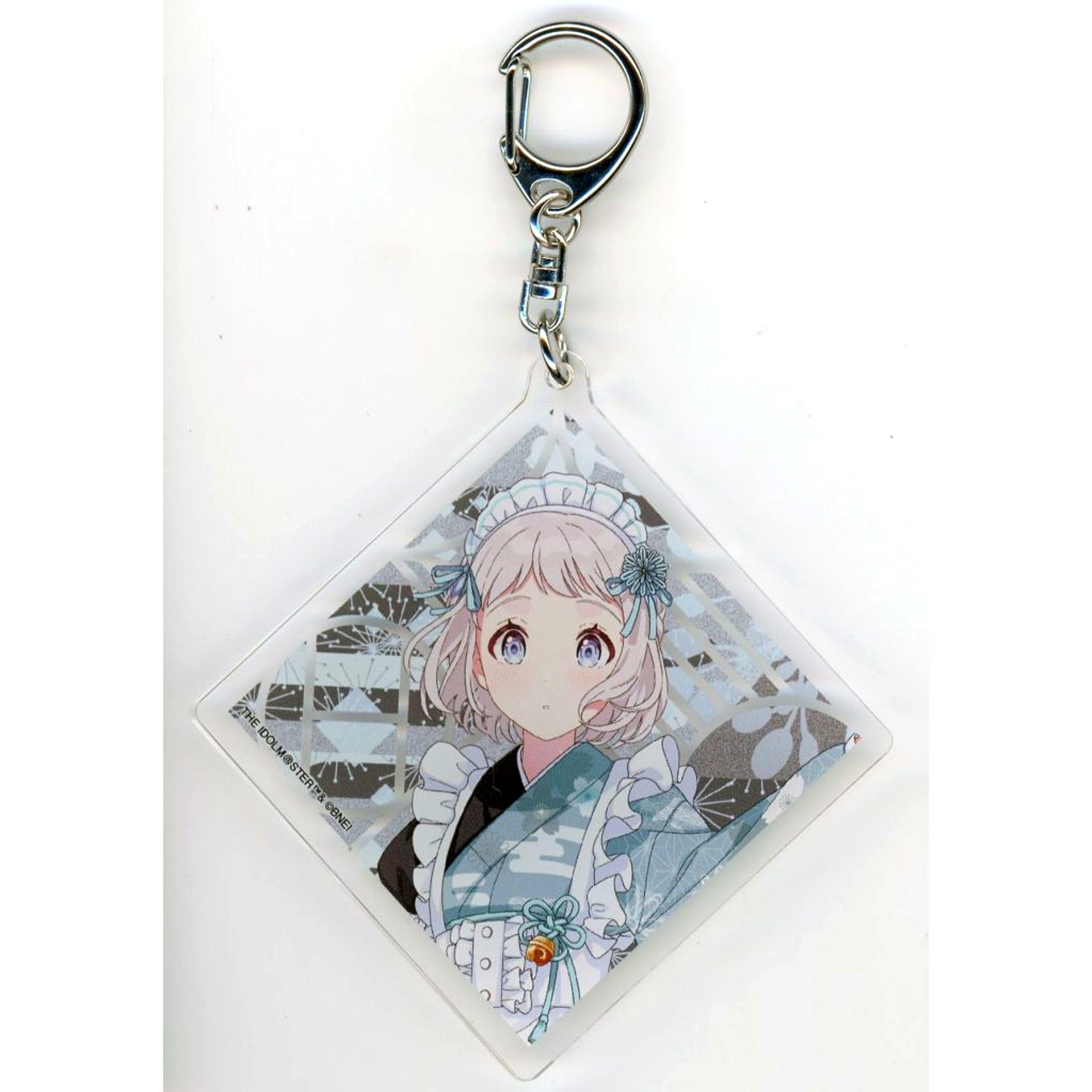 Lilja Katsuragi Gakuen Idolmaster Acrylic Keychain 05 Kimono Maid Ver. Drawn Illustration Nippon Gourmet Kaido [USED]