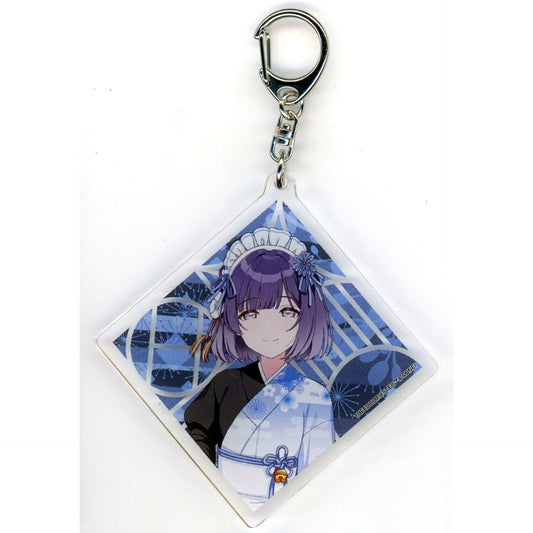 Misuzu Hataya Gakuen Idolmaster Acrylic Keychain 05 Kimono Maid Ver. Drawn Illustration Nippon Gourmet Kaido [USED]