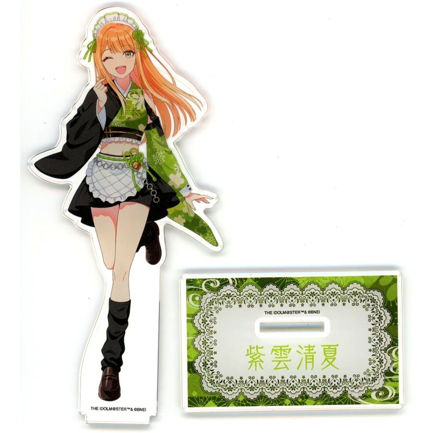 Sumika Shiun Japanese Maid Ver. Illustration Gakuen Idolmaster Acrylic Stand Nippon Gourmet Kaido [USED]