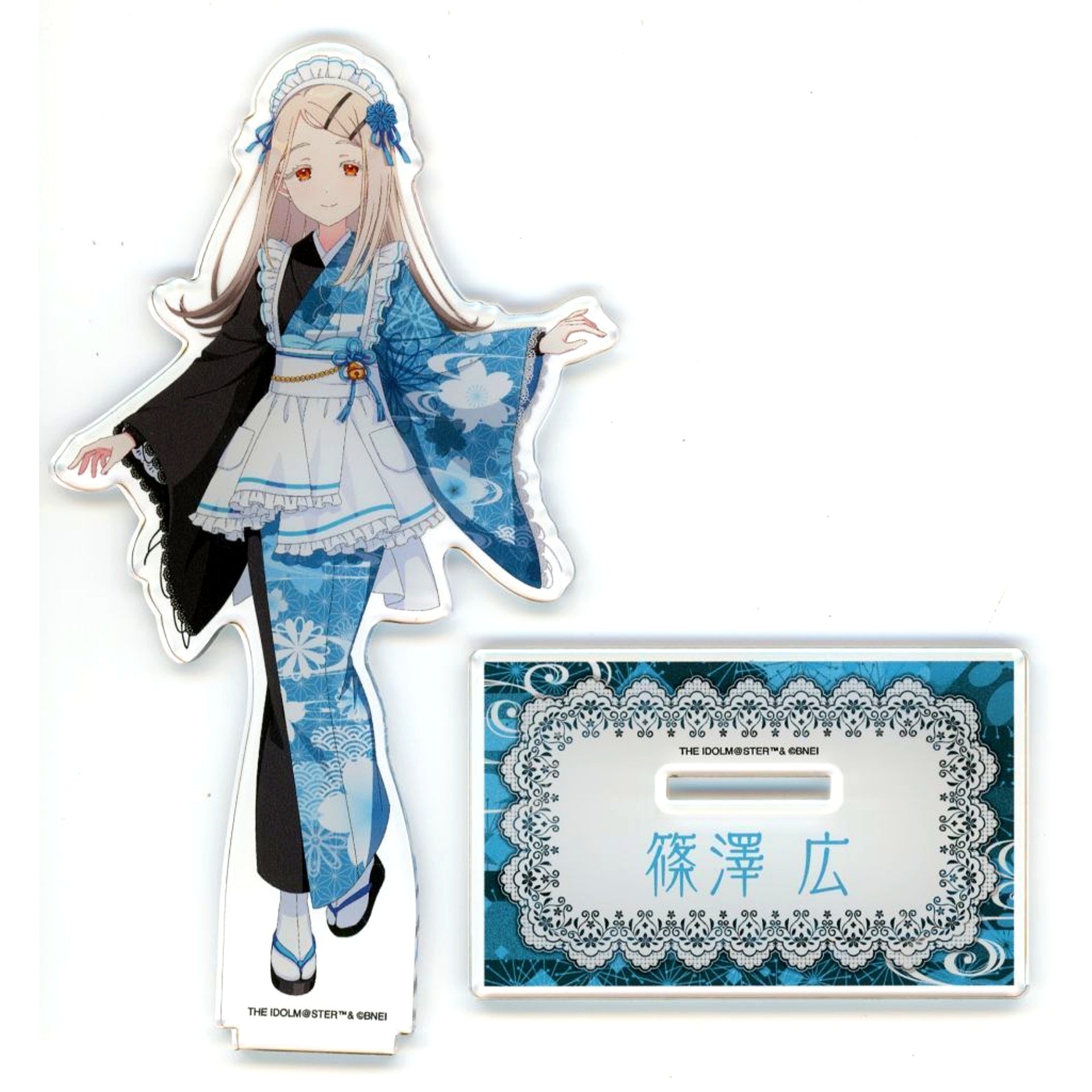 Hiro Shinosawa Japanese Maid Ver. Illustration Gakuen Idolmaster x Nippon Gourmet Kaido Acrylic Stand [USED]