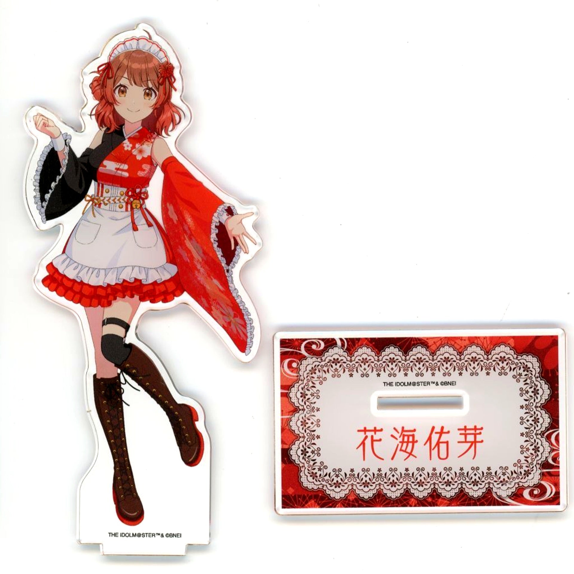 Ume Hanami Gakuen Idolmaster Acrylic Stand Nippon Gourmet Kaido Japanese Maid ver. Drawn Illustration [USED]