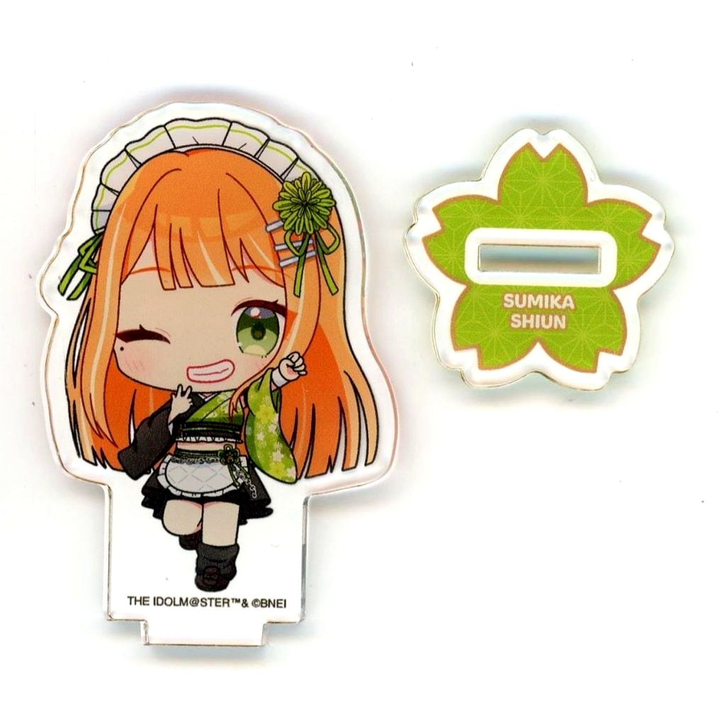 Sumika Shiun Gakuen Idolmaster Acrylic Petit Stand 05 Kimono Maid Ver. Nippon Gourmet Kaido Mini Character [USED]