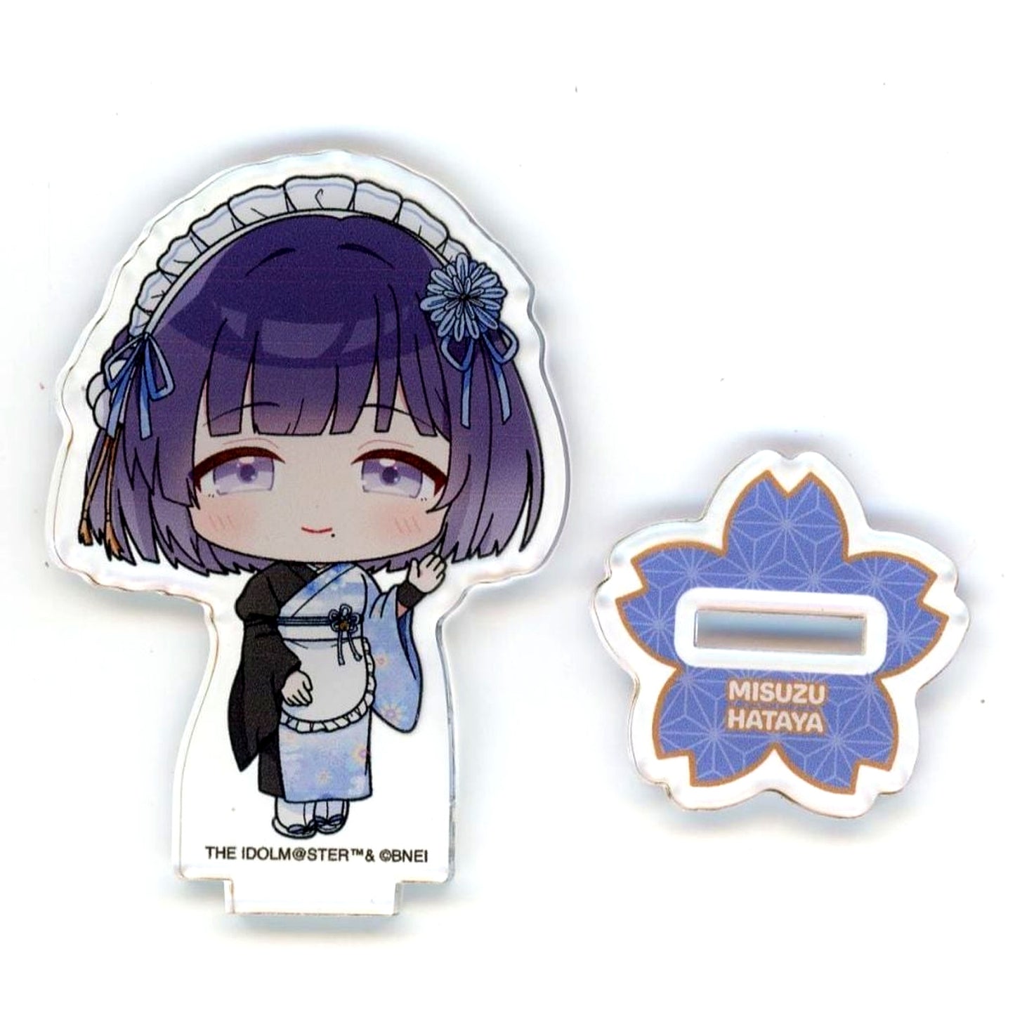Misuzu Hataya Gakuen Idolmaster Acrylic Petit Stand 05 Kimono Maid Ver. Nippon Gourmet Kaido Mini Character [USED]