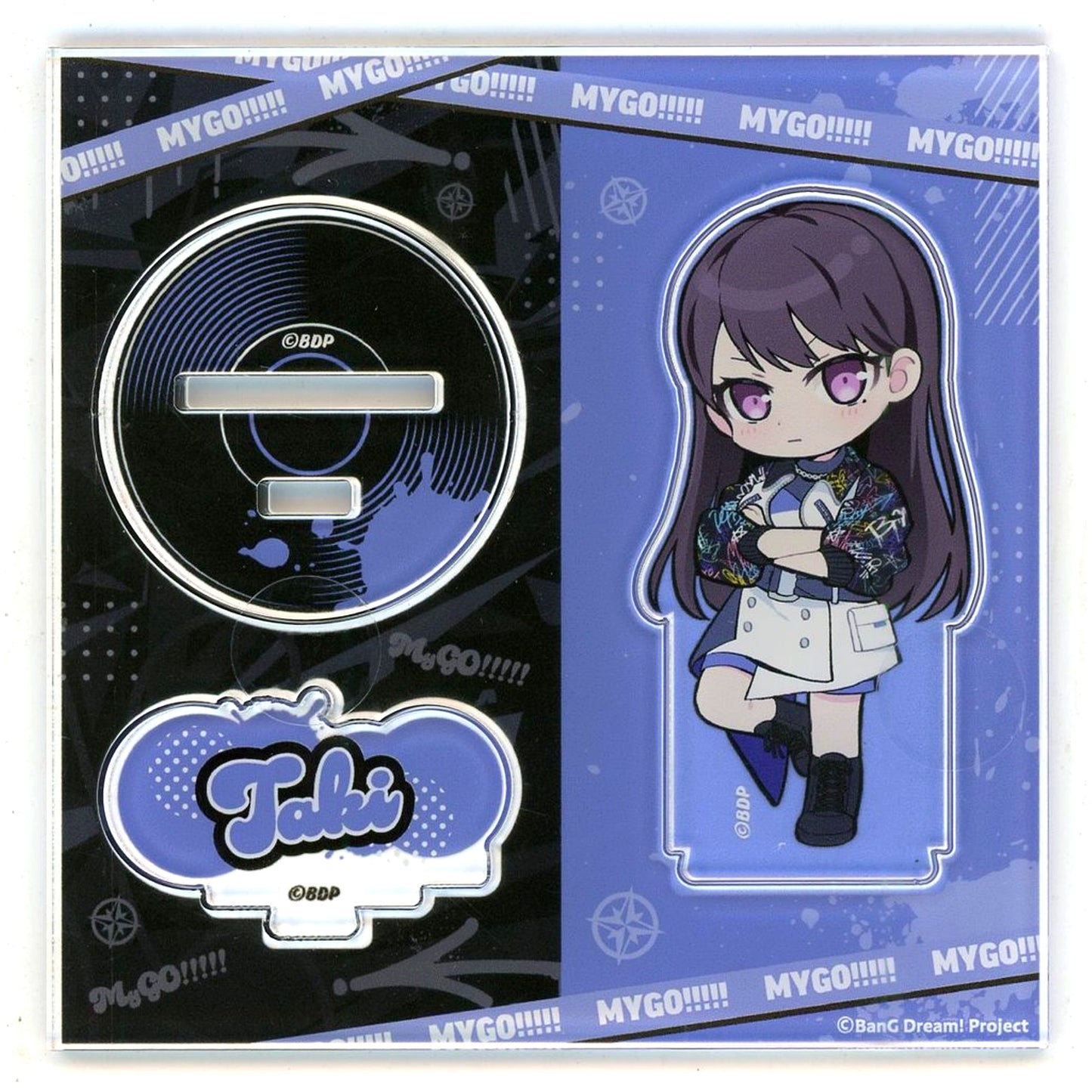 Taki Shiina Diorama Acrylic Stand BanG Dream! Poppin'Party x MyGO!!!!! LIVE Divide/Unite [USED]