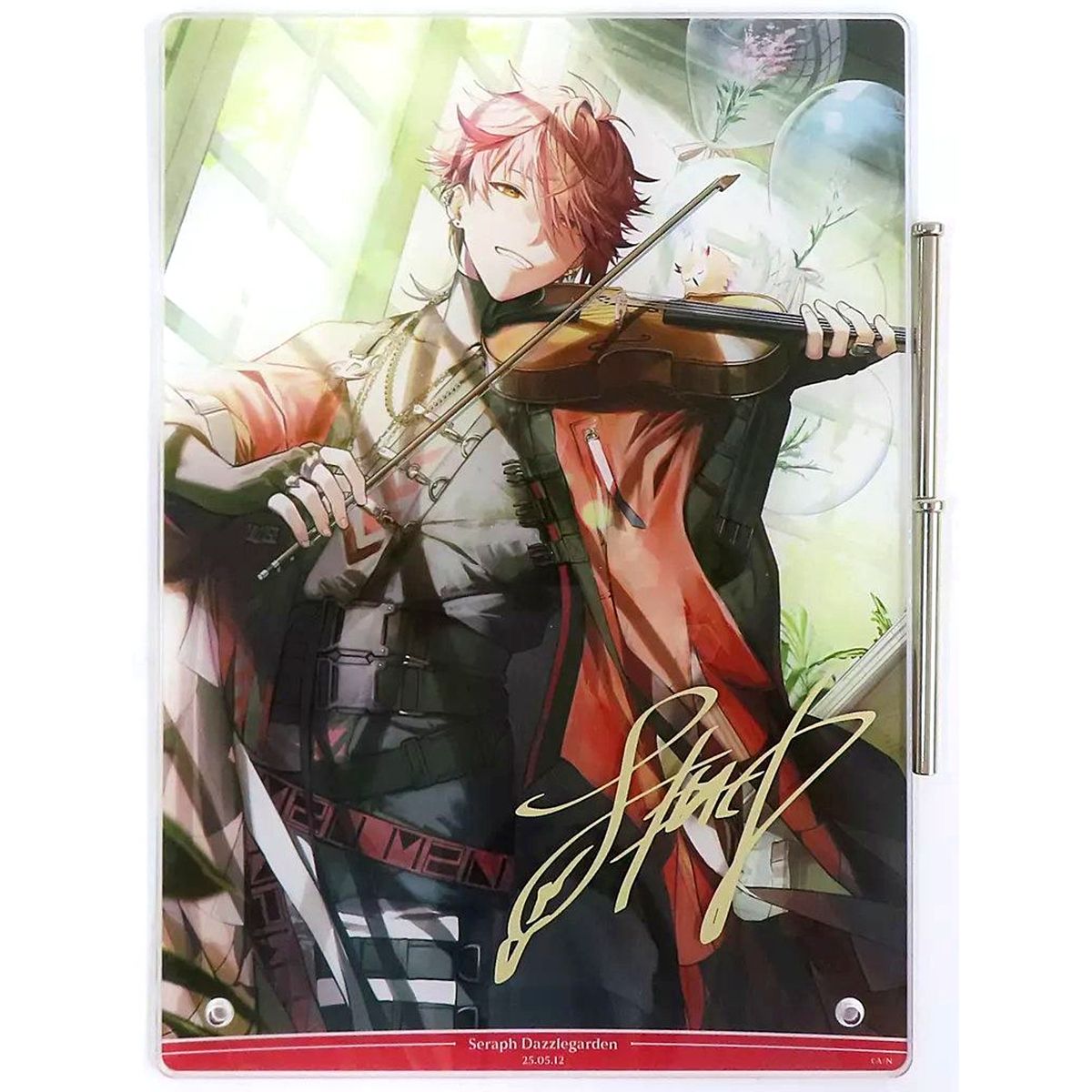 Seraph Dazzlegarden Virtual YouTuber Nijisanji B5 Acrylic Panel Foil Replica Signed Birthday 2025 Only Sold Separately [USED]