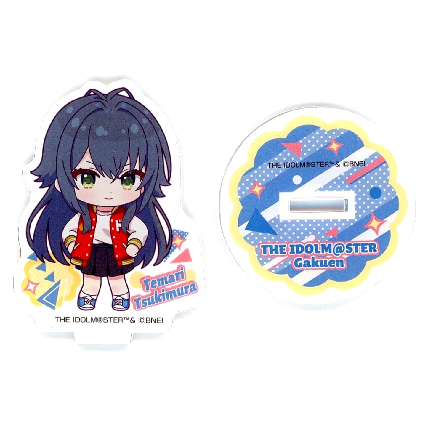 Temari Tsukimura Gakuen Idolmaster Dodecamin Campaign Original Mini Acrylic Stand BIG PET600ml Lottery Prize [USED]