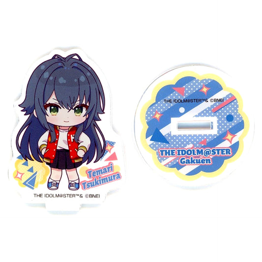 Temari Tsukimura Gakuen Idolmaster Dodecamin Campaign Original Mini Acrylic Stand BIG PET600ml Lottery Prize [USED]