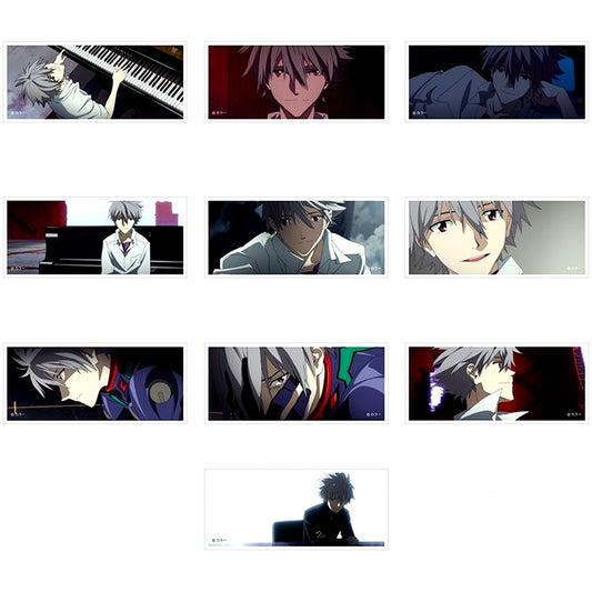 Set of 10 Rebuild of Evangelion Acrylic Block [USED]