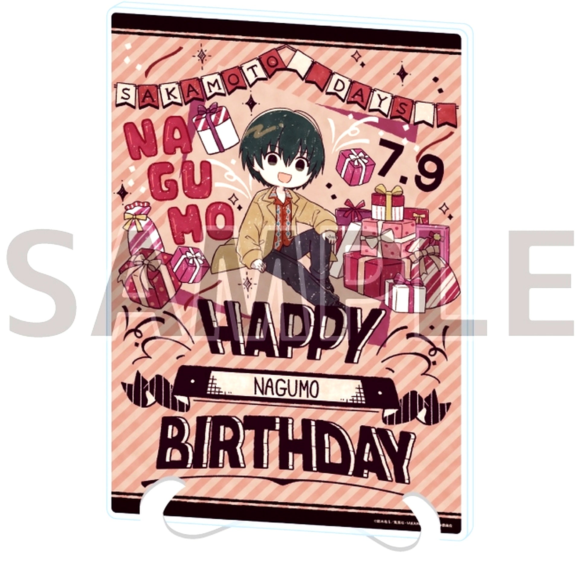 10. Nagumo Birthday Ver. GraffArt Illustration Acrylic Art Board A5 Size Sakamoto Days [USED]