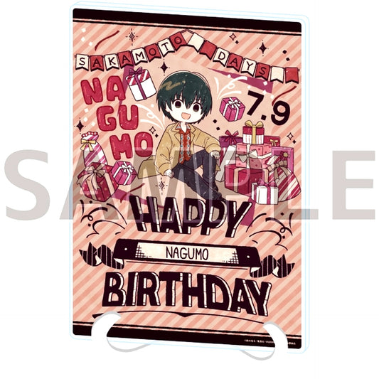 10. Nagumo Birthday Ver. GraffArt Illustration Acrylic Art Board A5 Size Sakamoto Days [USED]