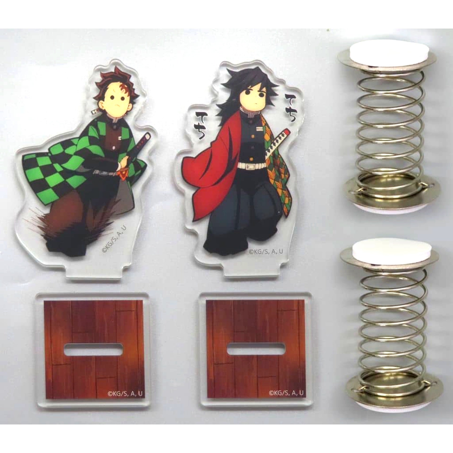 Tanjiro Kamado and Giyu Tomioka Demon Slayer: Kimetsu no Yaiba The Movie Infinity Castle Part 1 Akaza Returns Techitechi Stand Set Theater Goods [USED]
