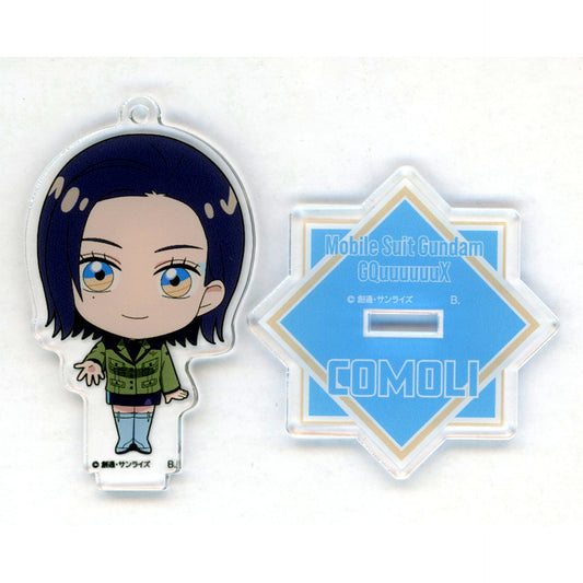 Komori Harcourt Happy Clover! Mobile Suit Gundam GQuuuuuuX Tsunagyutto Acrylic Stand Charm [USED]