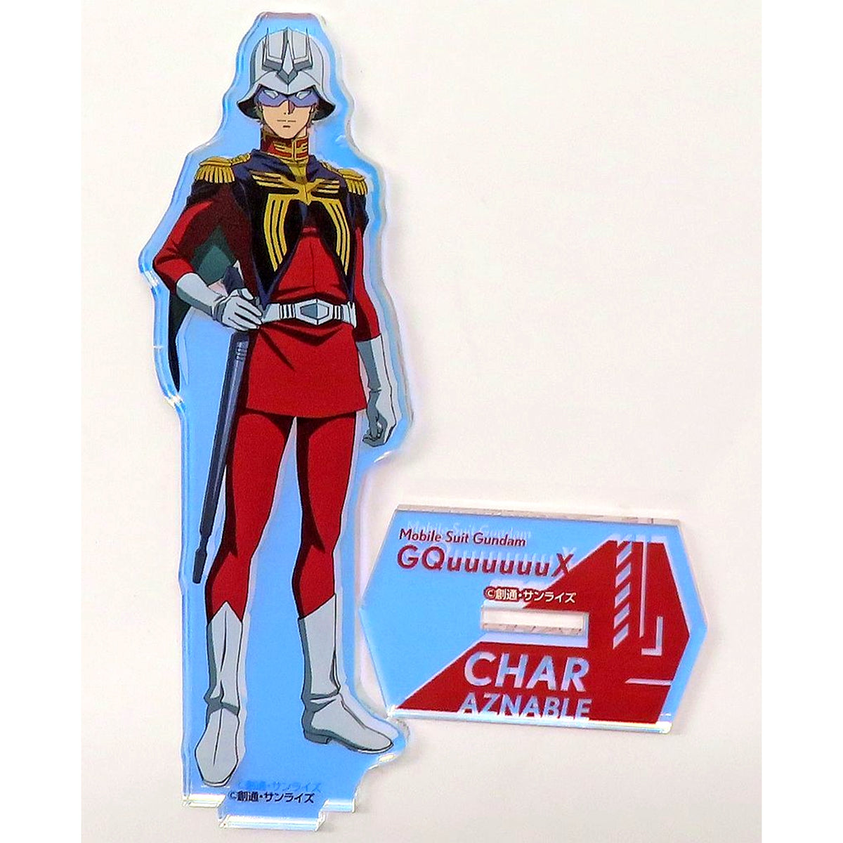 Char Aznable Mobile Suit Gundam GQuuuuuuX Limited Time Official Shop Glitter Acrylic Stand [USED]