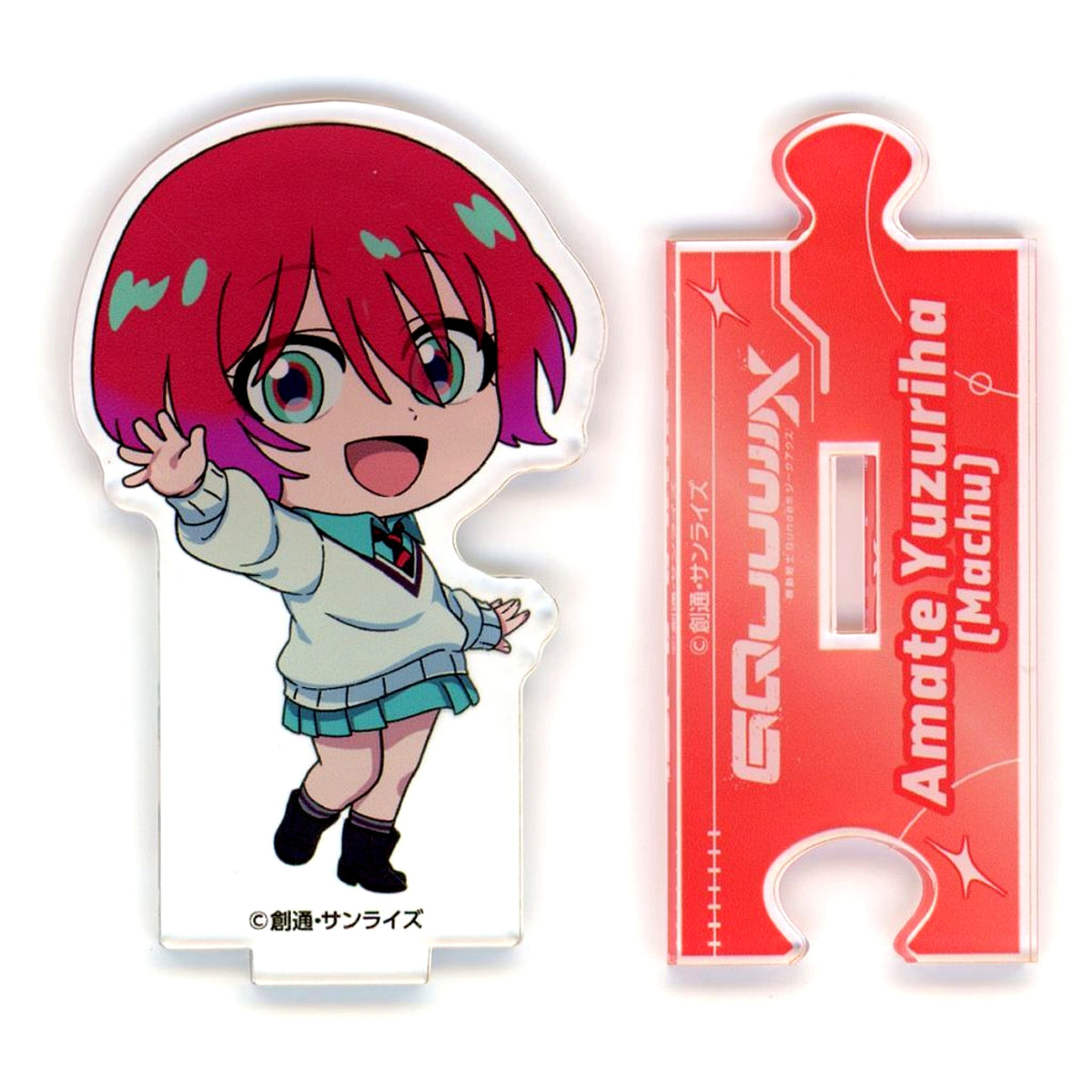 Amate Yuzuriha Machu Mobile Suit Gundam GQuuuuuuX Limited Time Official Shop MAV Acrylic Stand [USED]