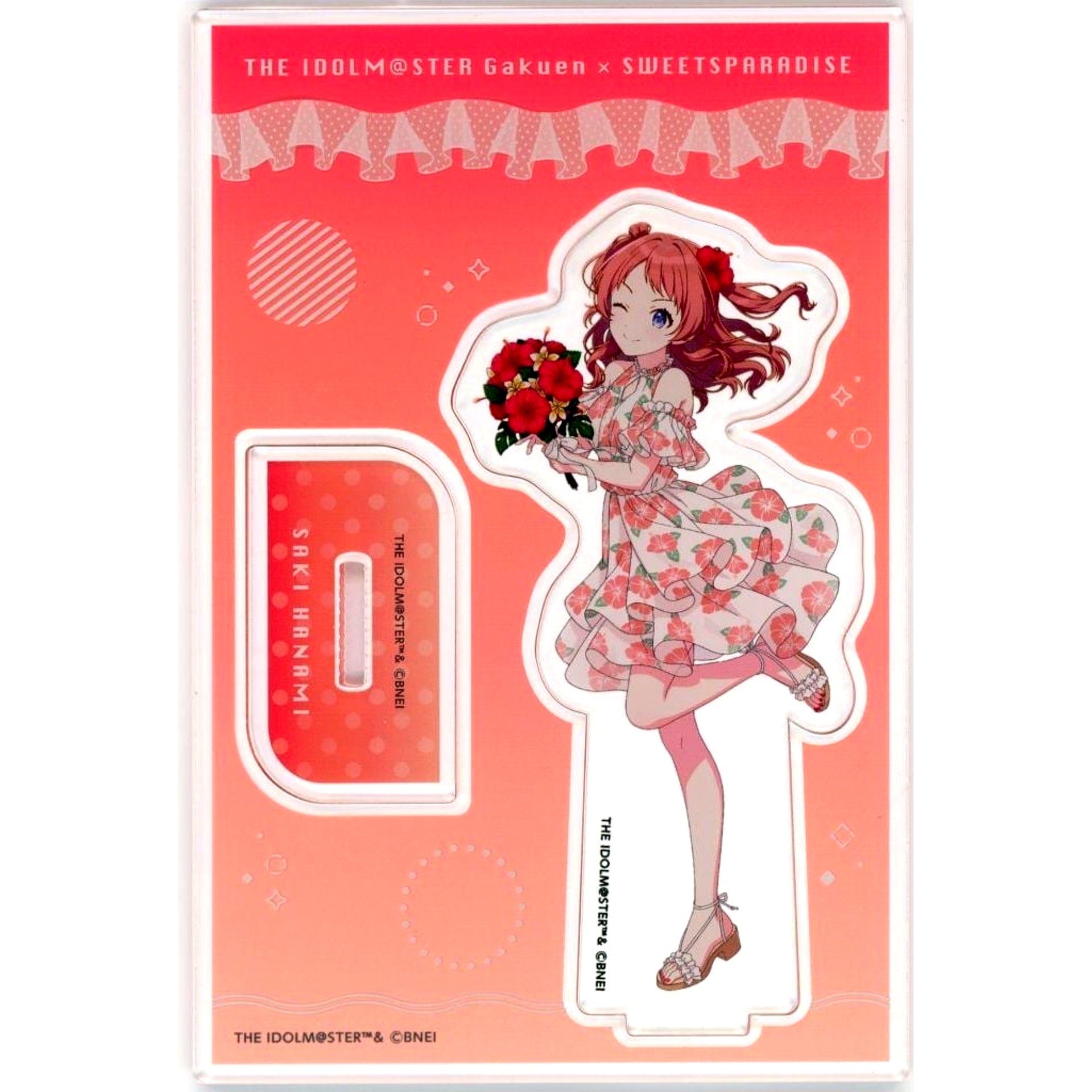 Saki Hanami Gakuen Idolmaster Life-size Style Acrylic Stand SWEETS PARADISE Vol.3 [USED]
