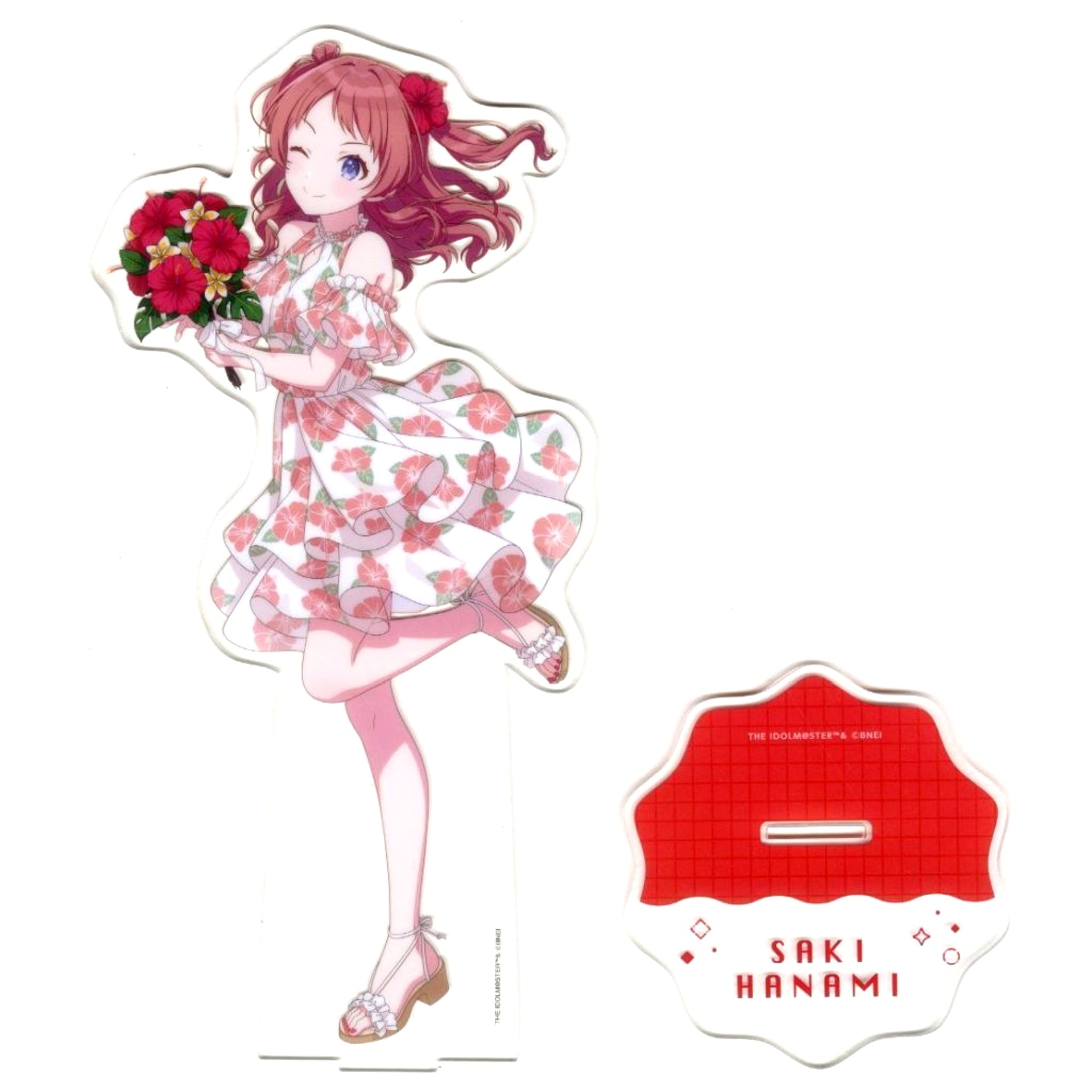 Saki Hanami Gakuen Idolmaster Big Acrylic Stand SWEETS PARADISE Vol 3 [USED]