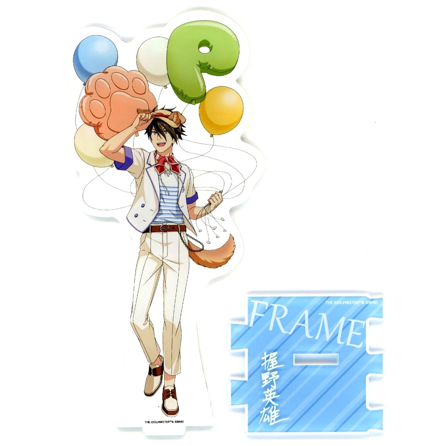 Hideo Akuno The Idolmaster SideM Summer Doggie Pop-up Store Acrylic Stand [USED]