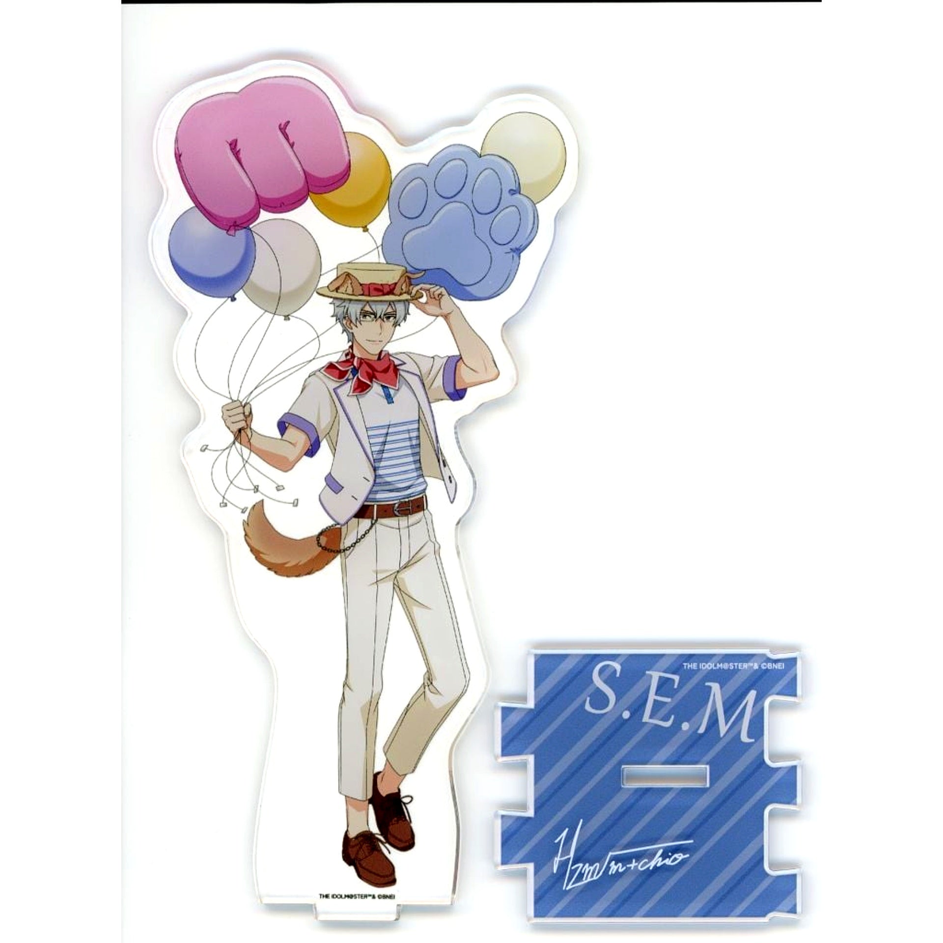 Michio Hazama The Idolmaster SideM Acrylic Stand Summer Doggie Pop Up Store [USED]