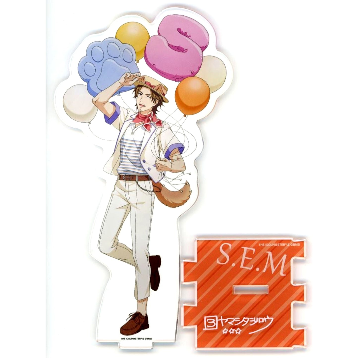 Jiro Yamashita The Idolmaster SideM Acrylic Stand Summer Doggie Pop Up Store [USED]