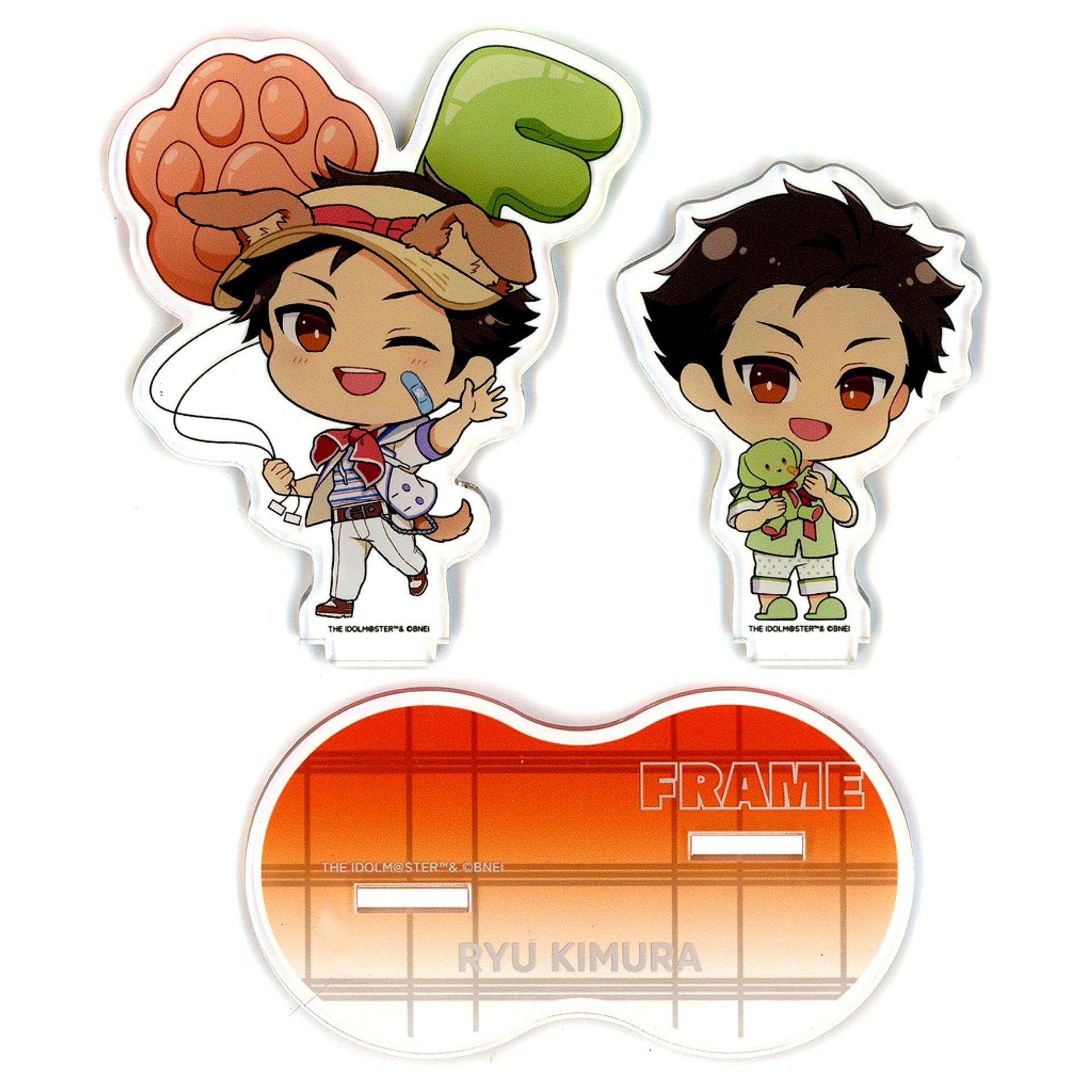 Ryu Kimura The Idolmaster SideM Summer Doggie Pop Up Store Trading Deformed Pair Acrylic Stand A [USED]