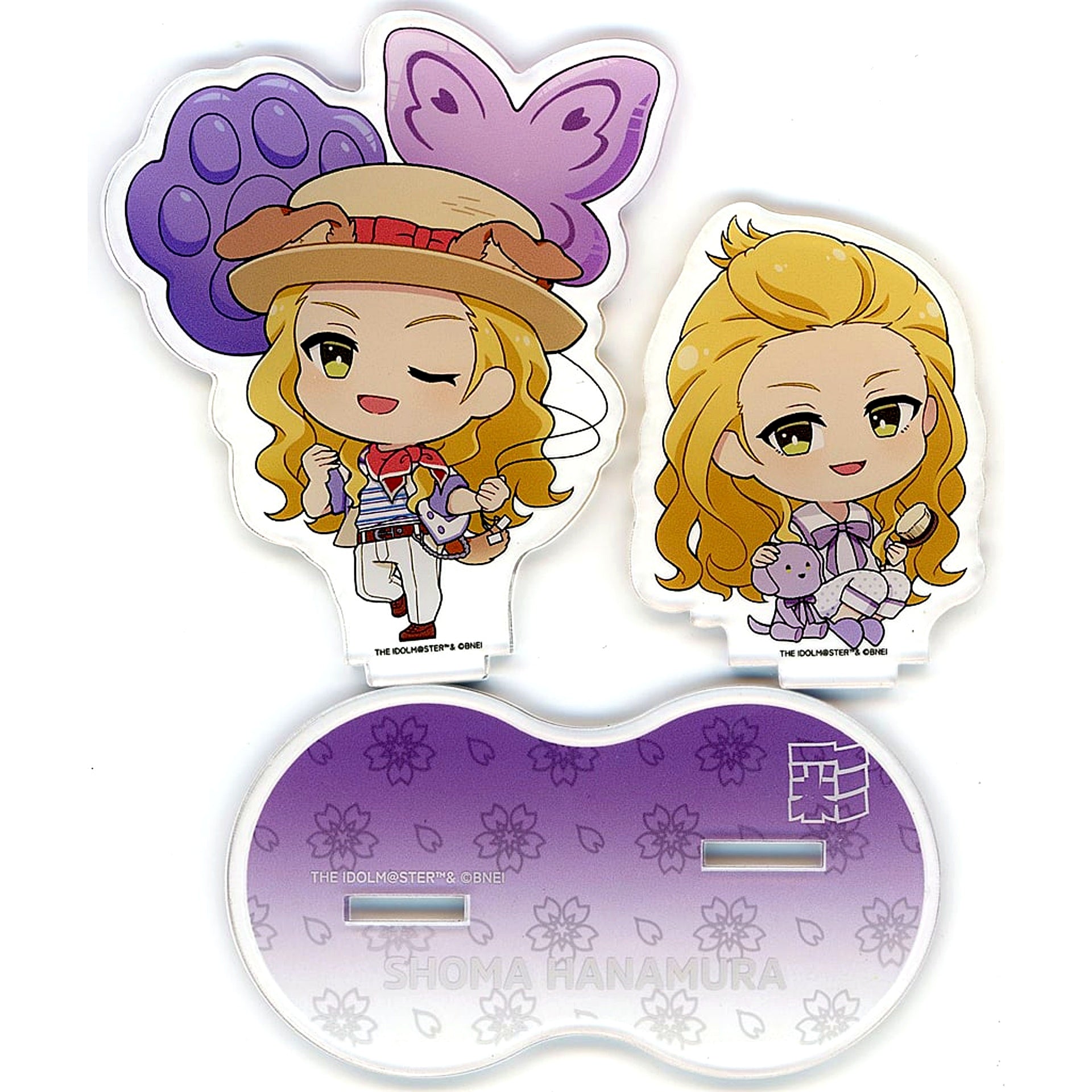 Shoma Hanamura The Idolmaster SideM Trading Deformed Pair Acrylic Stand B Summer Doggie Pop Up Store [USED]