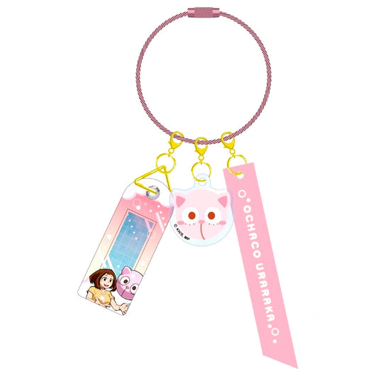 Ochaco Uraraka My Hero Academia Name Tag Keychain Animal Beach Ball Ver. [USED]